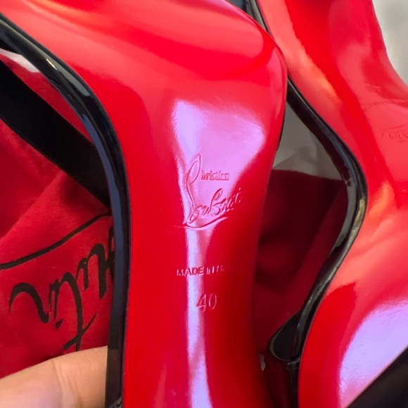 New Louboutin Astrid 100 mm patent pump - Picture 7 of 8